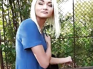 Czech girl Alive Bell slammed in public